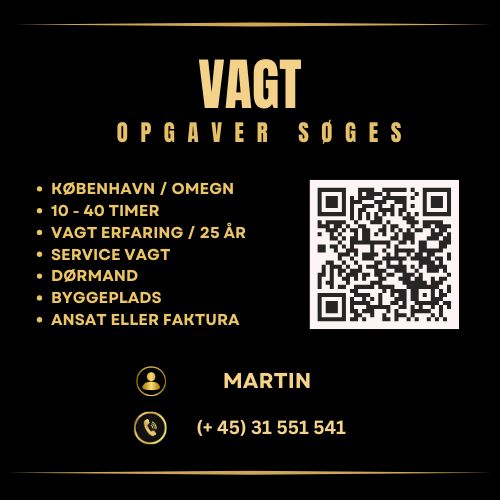 VAGT OPGAVER