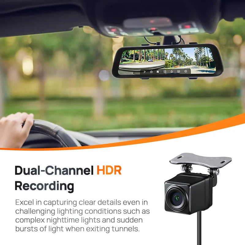  Dash Cam / Rearview /   9.35'' Touch Screen  