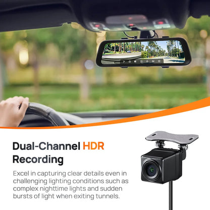  Dash Cam / Rearview /   9.35'' Touch Screen  